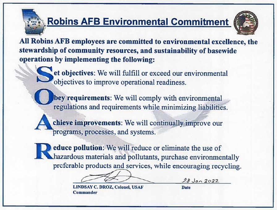 2022 Environmental commitment
